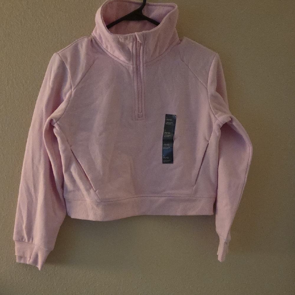All in Motion Light Pink Quarter-Zip Sweatshirt